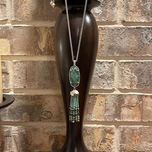 Kendra Eva Tassel Pendant Necklace